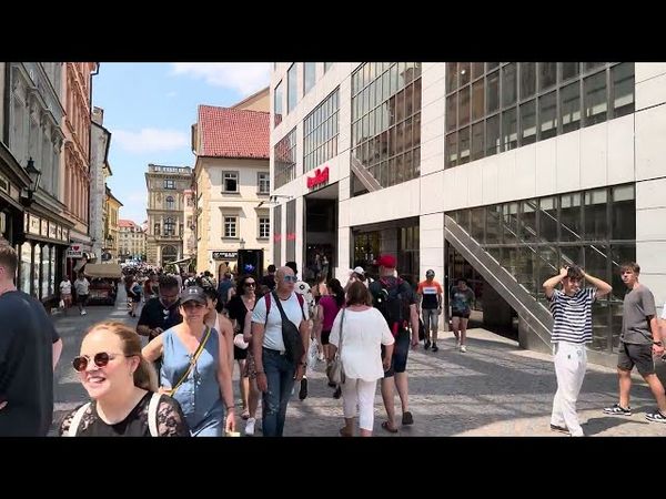 Prague, Czech - Summer 4K 60FPS HDR Walking Tour