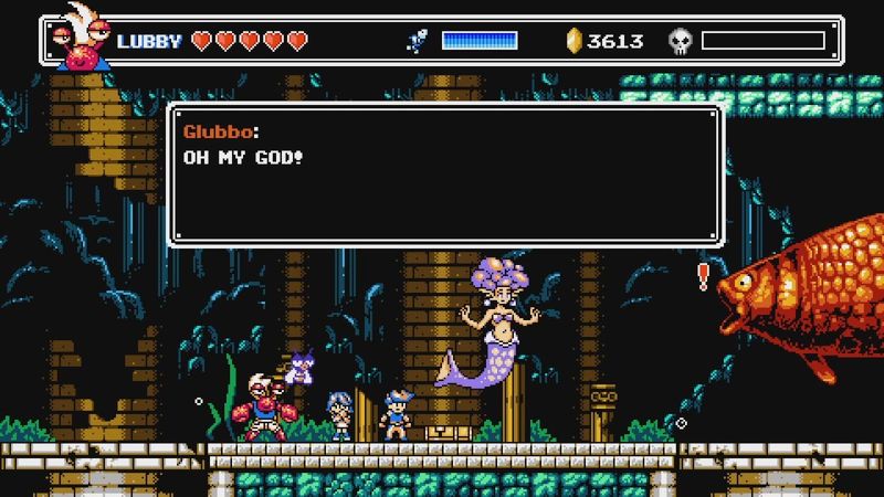 Fallen Leaf: Part 48: Stage 2-LAST BOSS: Rage Of A... Goldfish? (Glubbo)