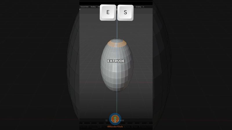 Scorciatoie per l'estrusione in Blender!