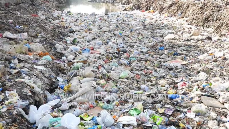 A flowing River of plastic waste and garbage in New Delhi: Is this the dream India started with?