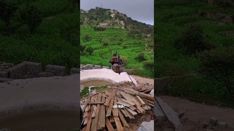 تليفريك جبل الاسلاف مديرية #السلفية محافظة #ريمة #اليمن