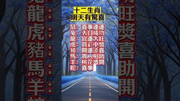 十二生肖 明天有驚喜 #生肖 #運勢  #玄學 #風水 #命理