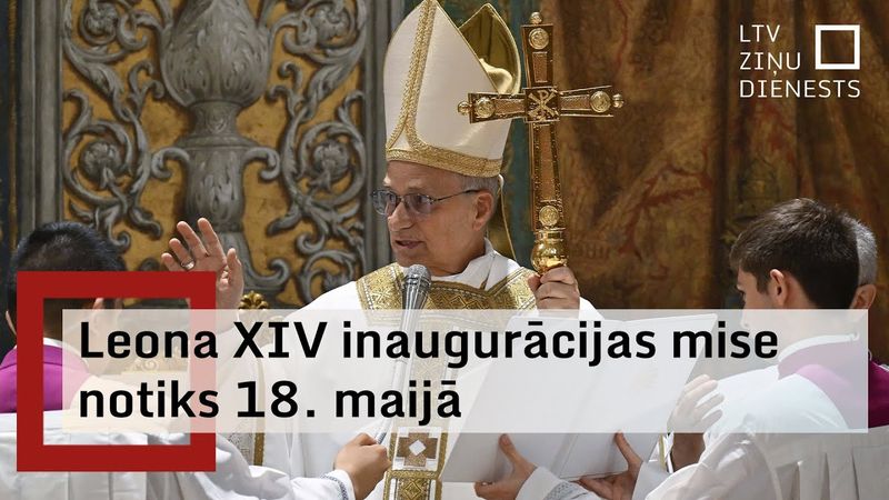 Romas pāvests noturējis pirmo misi pēc ievēlēšanas amatā