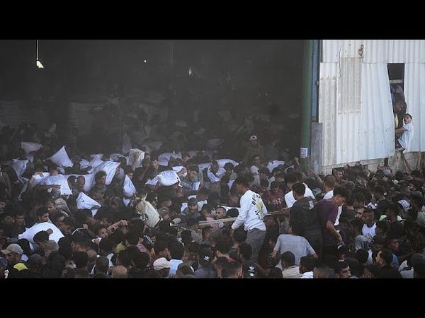 At least two killed after crowd rushes UN warehouse in Gaza