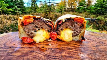 The Best Beef and Cheese You'll Ever Eat.  ASMR Outdoor Cooking
