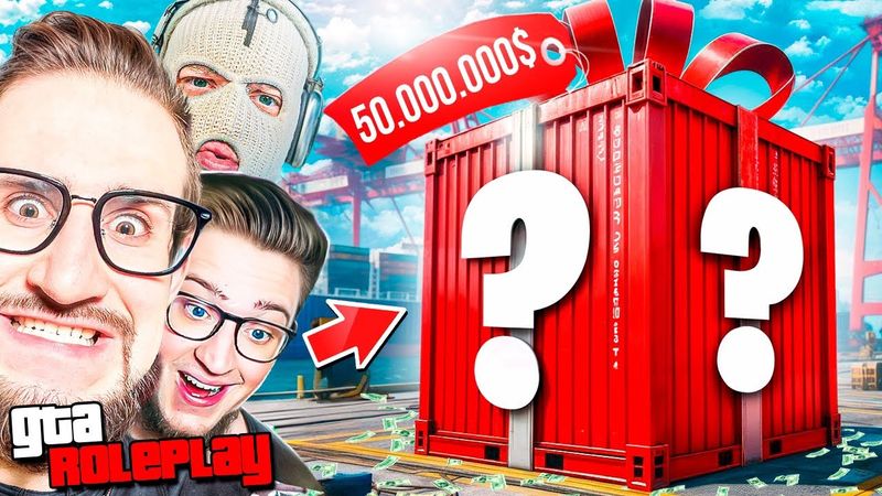 ЭТО МНЕ??? САМЫЙ ДОРОГОЙ ПОДАРОК НА ДЕНЬ РОЖДЕНИЯ! ОТКРЫЛ 6 КОНТЕЙНЕРОВ за $50.000.000! (GTA 5 RP)