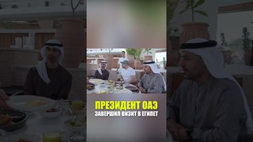 Президент ОАЭ завершил визит в Египет после переговоров