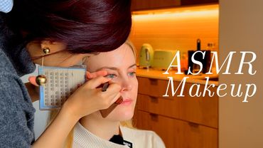 ASMR Autumnal Korean Makeup 🍂🍁(Unintentional ASMR)