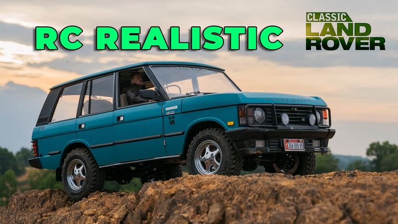 1/10 Scale Rc Range Rover Classic RC4WD Driving 4X4 Rc Realistic