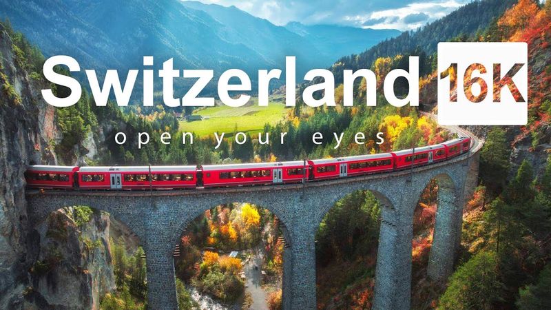 Switzerland in 16K HDR - Heaven of Earth (240 FPS)