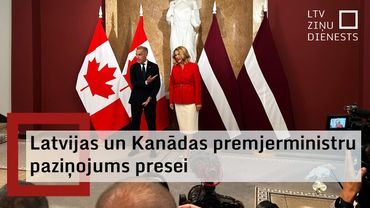 Latvijas premjerministres un Kanādas premjerministra paziņojums medijiem pēc tikšanās