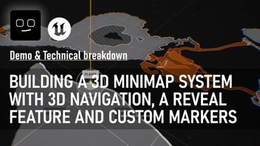 How I built an advanced 3D Mini Map system in UE