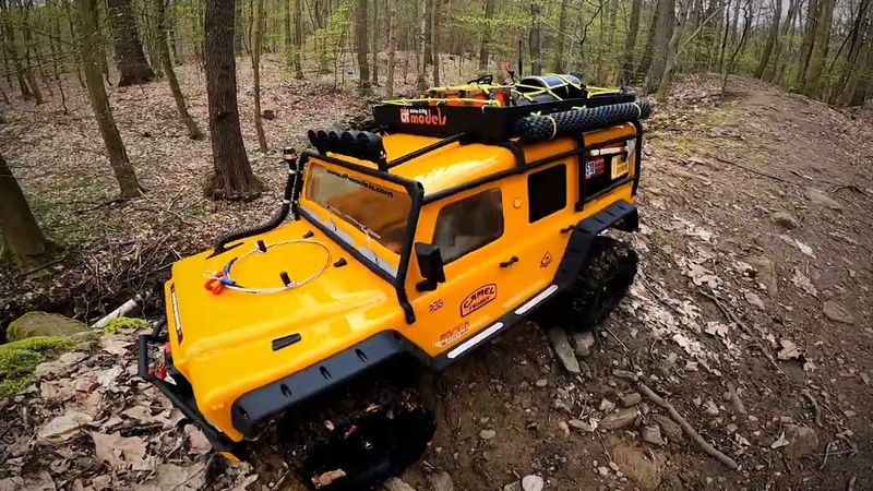 RC model scale 1/10  DF 4J RC forest test