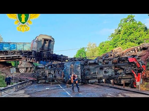 Passenger and freight train crash in western Russia, several dead