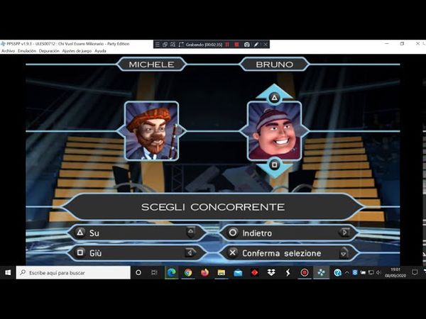 Chi Vuol Essere Milionario Party Edition - PSP Sony PlayStation Portable - PPSSPP 1.9.3 emulator