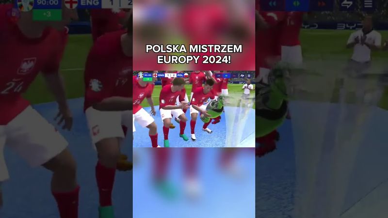 POLSKA MISTRZEM EUROPY 2024! #uefaeuro2024 #euro2024 #eafcmobile #polska #polskagurom