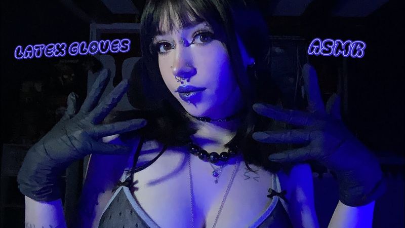 Latex Gloves & Fluffy Gloves ASMR | Mic Rubbing, Hand Sounds, Whispering 