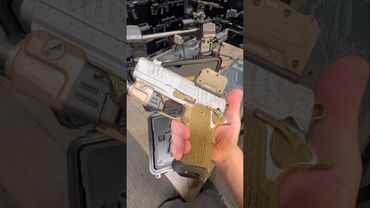That’s a lot of barrel 😳😂 staccato cs decked out by tee gun vault 🤌🔥