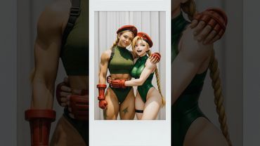 🥹 Street Fighter characters in polaroid #nostalgia #streetfighter #reallife #pixverseai #pixverse