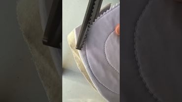 cutting cloth using special scissor #shorts