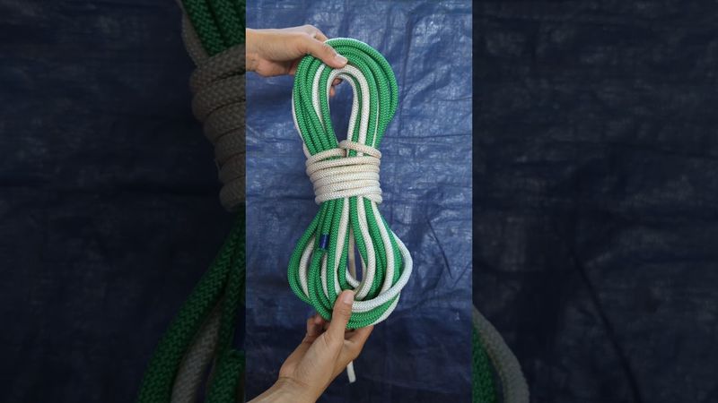 Rope Technical/ How To Tie Rope For Storage.