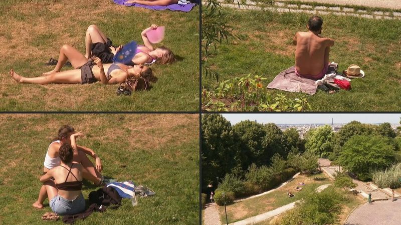 Parisians bask in parks as heatwave peaks across France | AFP