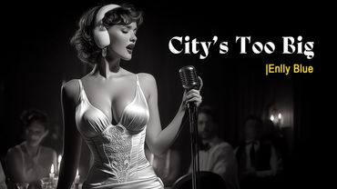 Enlly Blue - City’s Too Big | Classic Soul Blues Ballad (1950 Style) Lyric Video