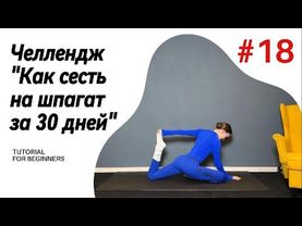 ДЕНЬ 18. ЧЕЛЛЕНДЖ "Как сесть на шпагат за 30 дней!"