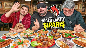 GÖZÜ KAPALI YEMEK SİPARİŞİ! @serdarbaskan @MelihAbuafLA