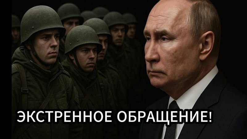 ПУТИН ОБЪЯВИЛ МАСШТАБНЫЙ ПРИЗЫВ, ЭКСТРЕННОЕ ОБРАЩЕНИЕ!