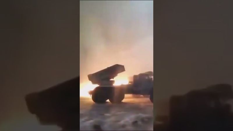 BM-13 Katyusha Rocket Perform Katyusha Song Loudly