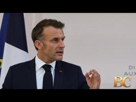 Europe’s freedom faces greatest threat since WW2, Macron says