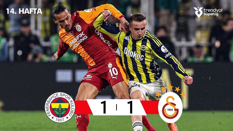 Fenerbahçe (1-1) Galatasaray - Highlights | Trendyol Süper Lig - 2025/26