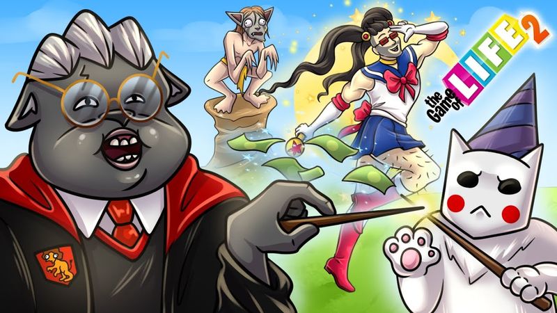 САМЫЕ СТРАННЫЕ ЖИЗНИ МАГОВ 2 :D УГАРНАЯ НАСТОЛКА The Game of Life 2