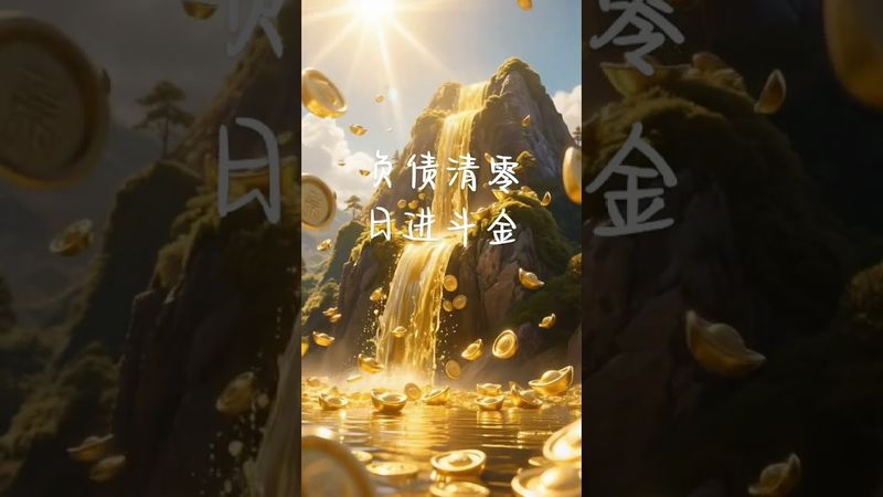 《负债清零！日进斗金！》每天听听进财声，让你负债清零！日进斗金！接了！转发！功德无量！#正能量 #国学文化 #道家文化 #佛教文化 #民间文化 #声音的力量 #文字的力量 #转运 #发财 #财源滚滚