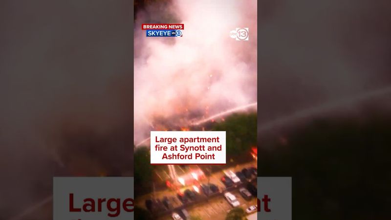 Large apartment fire at Synott and Ashford Point