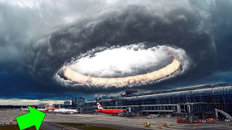 Над Аэропортом Берлина Появилась АНОМАЛИЯ! Дальше Началось НЕЧТО ШОКИРУЮЩЕЕ! Топ 50
