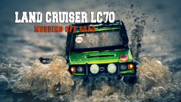 1/10 Scale RC: LAND CRUISER LC70 - TRX4 / RC 4X4 MUDDING OFF ROAD