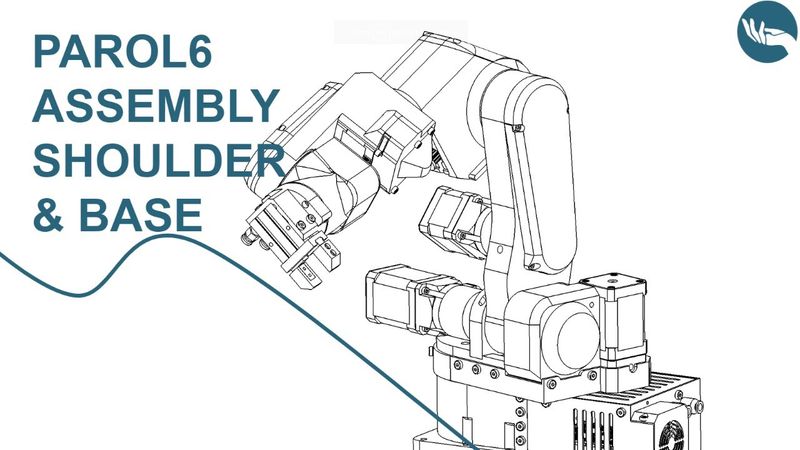 PAROL6 Robot Shoulder and Base assembly