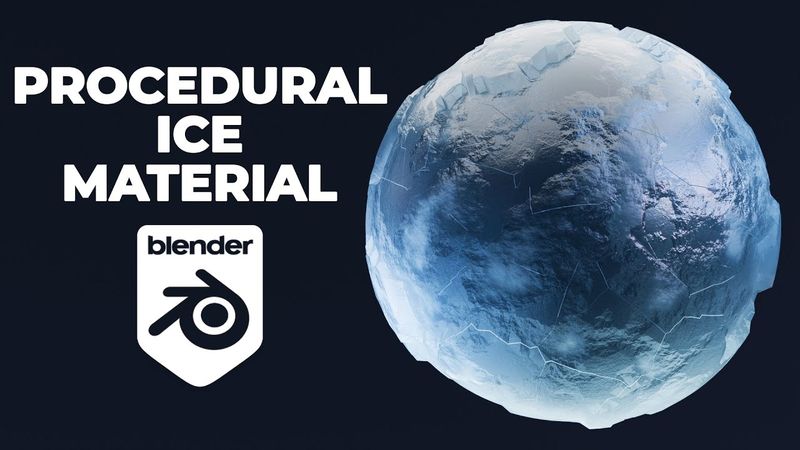 Ice material in Blender