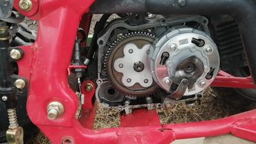 ЗАМЕНА СЦЕПЛЕНИЯ НА КВАДРОЦИКЛЕ 125 КУБОВ.