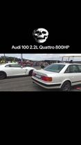 Audi 100 C4 2.2L Turbo  VS  Nissan GTR R35 V6 3.8L AWD  @MiRakuloV🇰🇿 ...