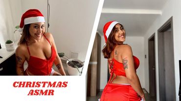 Christmas ASMR - Touching you and random objects