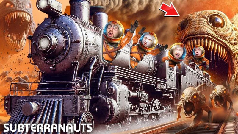 24 ЧАСА НА ПОЕЗДЕ В АПОКАЛИПСИС! ВЫЙДЕШЬ ИЗ ПОЕЗДА = УМРЕШЬ! УГАРНОЕ ВЫЖИВАНИЕ В SUBTERRANAUTS