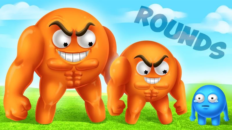 В ЭТОМ СРАЖЕНИИ ВСЁ РЕШАЕТ РАЗМЕР! УГАРНАЯ БИТВА КОЛОБКОВ #rounds