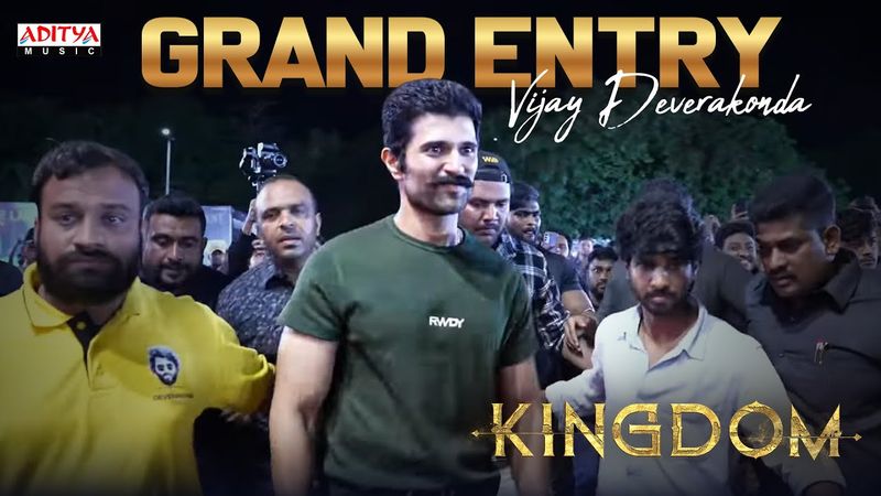 Vijay Deverakonda Grand Entry At Kingdom Trailer Launch Event |Bhagyashrii Borse|Anirudh Ravichander