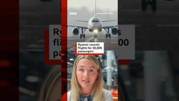 Ryanair cancels flights for 30,000 passengers due to French strike. #BBCNews