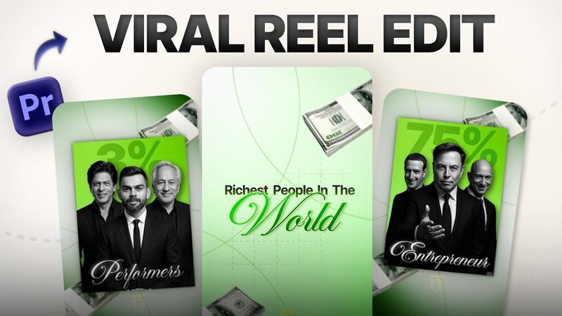 Premiere Pro Reels Editing Tutorial🔥 Learn Viral Animation + Captions + Effects