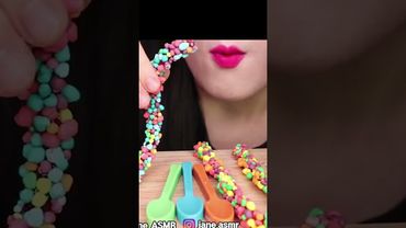 ASMR NERDS ROPE JELLY eating sounds
