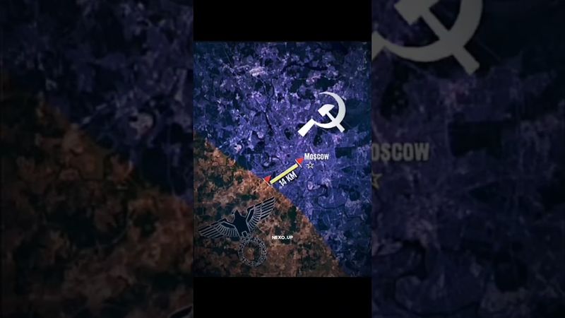 So Close 🇩🇪🇷🇺 #ww2 #history #mapping #ussr #germany